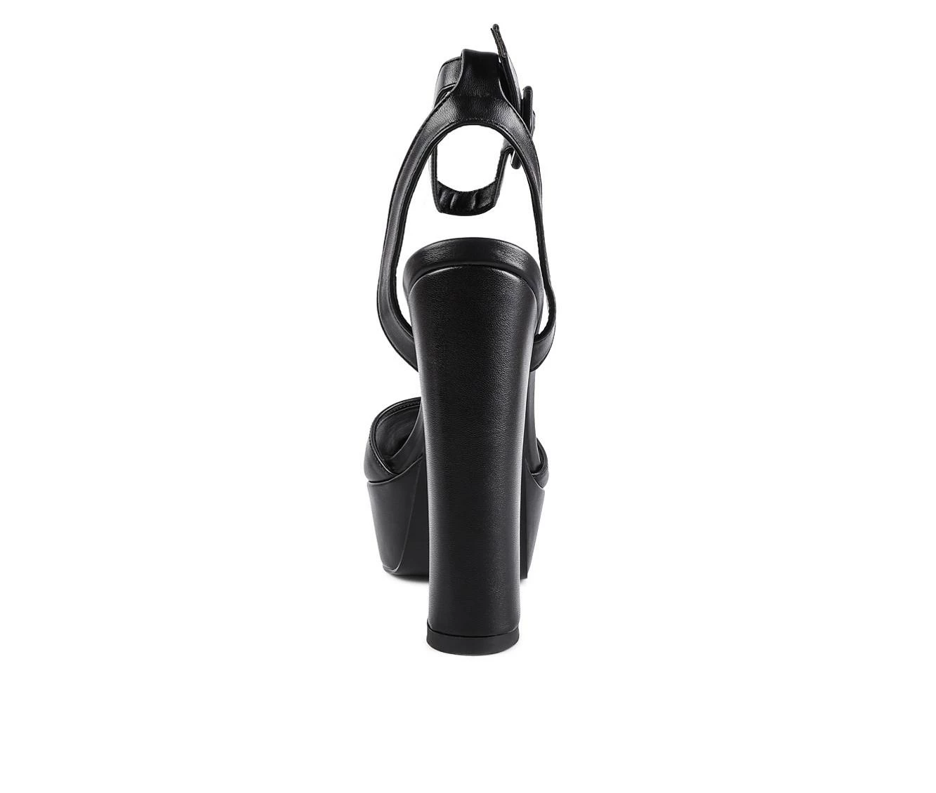 Deals ๐ Women's London Rag Roger Platform ๐ Dress ๐ฉด Sandals Black โญ 6 Deals ๐ Women's London Rag Roger Platform ๐ Dress ๐ฉด Sandals Black โญ - Image 6