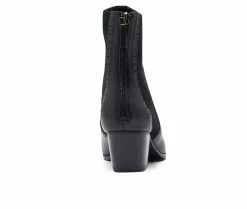 Outlet 🤩 Women's Chelsea Crew Black Label Lima Heeled Booties Black 🧨 -London Rag Sales Store 5 325