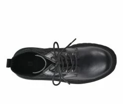 Cheapest 🥰 Women's White Mountain Shayne Lace Up Booties Black ✨ -London Rag Sales Store 5 388