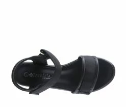 Cheapest ⌛ Women's Patrizia Blakele Block Heeled 🩴 Sandals Black 🎁 -London Rag Sales Store 5 401