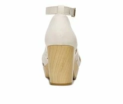 Cheapest 🔥 Women's Dr. Scholls Blissful Heeled 👗 Dress 🩴 Sandals Whitecap ⌛ -London Rag Sales Store 5 409
