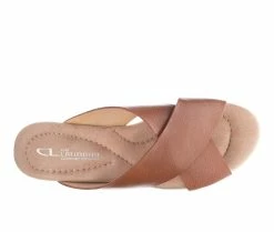 Hot Sale 🌟 Women's CL By Laundry Dream Day Tumble Platform Wedge 🩴 Sandals Tan ✨ -London Rag Sales Store 5 432