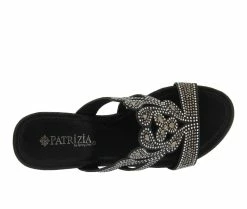 Best deal 👏 Women's Patrizia Randili Wedge 🩴 Sandals Black 😉 -London Rag Sales Store 5 440