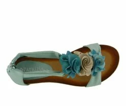 Best Sale 😀 Women's Patrizia Harlequin Multi Wedge 🩴 Sandals Aqua 🧨 -London Rag Sales Store 5 450