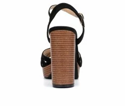 Discount 🔔 Women's Olivia Miller Galia 👗 Dress 🩴 Sandals Black 🥰 -London Rag Sales Store 5 47