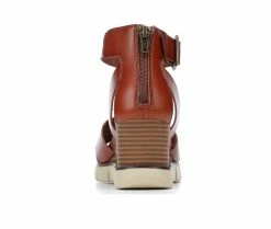 Discount 🔥 Women's MIA Dina Wedges Cognac 😉 -London Rag Sales Store 5 476