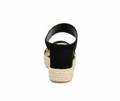 New 👍 Women's Journee Collection Alissa Espadrille Wedges Black 🥰 -London Rag Sales Store 5 527