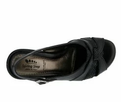 Flash Sale 🧨 Women's SPRING STEP Adorable 👗 Dress 🩴 Sandals Black 😍 -London Rag Sales Store 5 538