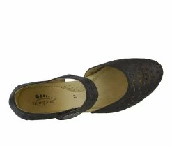 Top 10 🔥 Women's SPRING STEP Nougat Wedges Black 🔔 -London Rag Sales Store 5 569