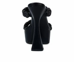 Best Pirce 😍 Women's Rag & Co Pin 👗 Dress 🩴 Sandals Black 🥰 -London Rag Sales Store 5 646