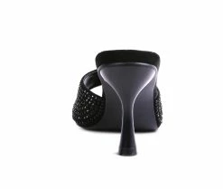 Flash Sale 😀 Women's London Rag Imprint 👗 Dress 🩴 Sandals Black 🔔 -London Rag Sales Store 5 657