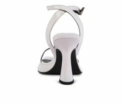 Best Pirce ❤️ Women's London Rag Five Star 👗 Dress 🩴 Sandals White 🛒 -London Rag Sales Store 5 664