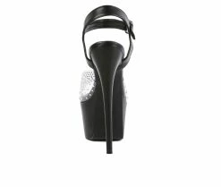 Outlet 🔔 Women's London Rag First Date Platform 👗 Dress 🩴 Sandals Black 🤩 -London Rag Sales Store 5 678