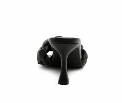 Best Pirce 👍 Women's London Rag Deirdre 👗 Dress 🩴 Sandals Black 🎉 -London Rag Sales Store 5 691