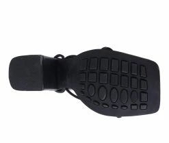 Best reviews of 🛒 Women's London Rag Dance Block Heel 👗 Dress 🩴 Sandals Black 😀 -London Rag Sales Store 5 7