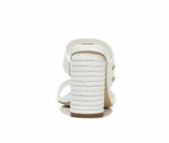 Hot Sale ⌛ Women's Franco Sarto Olas Heeled 👗 Dress 🩴 Sandals White 🌟 -London Rag Sales Store 5 743