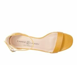 Brand new 🔥 Women's Chinese Laundry Tinie 👗 Dress 🩴 Sandals Yellow 🛒 -London Rag Sales Store 5 79