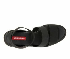 Cheap 🧨 Women's Unionbay Lucca Heeled 👗 Dress 🩴 Sandals Black 😉 -London Rag Sales Store 5 81