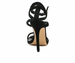 Top 10 ✔️ Women's London Rag Sherri Stiletto 👗 Dress 🩴 Sandals Black 🎁 -London Rag Sales Store 5 858