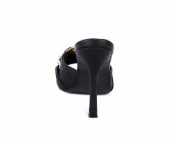 Top 10 🧨 Women's London Rag Mermaid Stiletto 👗 Dress 🩴 Sandals Black 🌟 -London Rag Sales Store 5 862