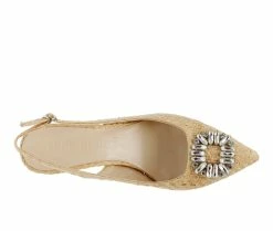 Buy 🥰 Women's Anne Klein Rachela Pumps Natual Raffia 🧨 -London Rag Sales Store 5 906