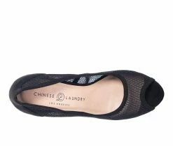 Buy ⌛ Women's Chinese Laundry Hallsy Peep Toe Stilettos Black ❤️ -London Rag Sales Store 5 908