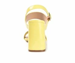 Cheapest 🌟 Women's Journee Collection Adras 👗 Dress 🩴 Sandals Yellow 🧨 -London Rag Sales Store 5 95