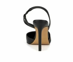 New 🌟 Women's New York And Company Lola Pumps Black/Silver 🥰 -London Rag Sales Store 5 969